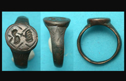 Ring, Medieval, Men's, Magic, Travelers, Two Wings, 10th-14th Cent